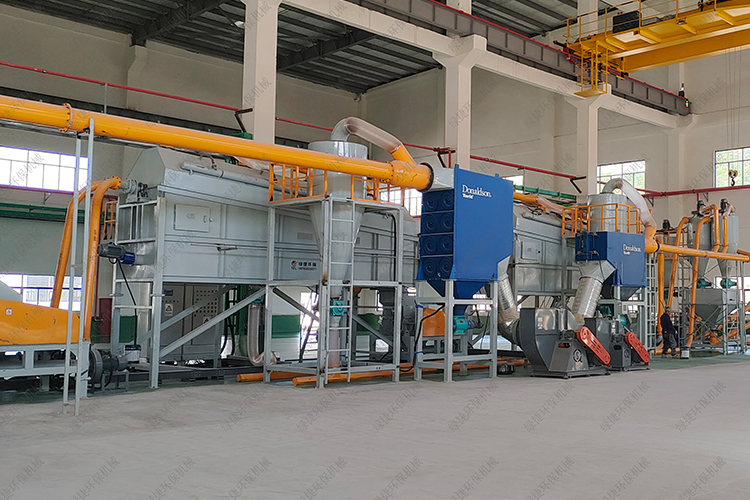 600型鋰電池回收處理設(shè)備用戶現(xiàn)場